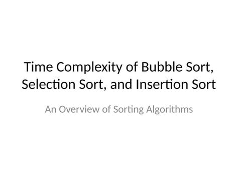 Image result for Sorting Algorithms Time Complexity Python