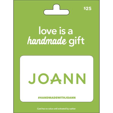 Joann Free $5 Reward for Buying a $25 eGift Card Purchase