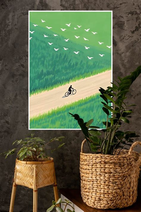 Sunset Glow Poster | The Green World Poster – The Poster Valley