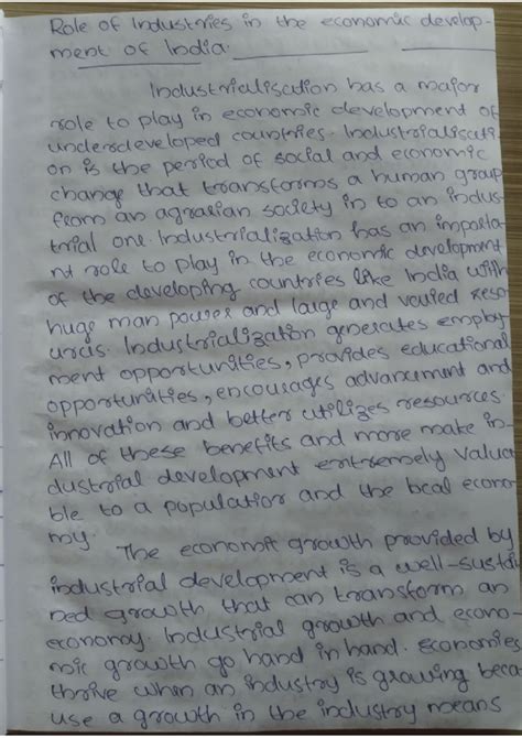 Role of industries in economic development in Indi - Central Themes In ...