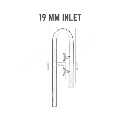Glass Lilly Pipe Outlet 13/17/19mm Aquascaping India