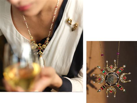 Hyderabad Pearl and Multi Stone Choker Necklace – MOI - Boutique ...
