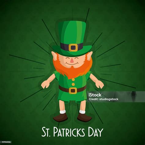 Leprechaun Saint Patrick Day Character Stock Illustration - Download ...