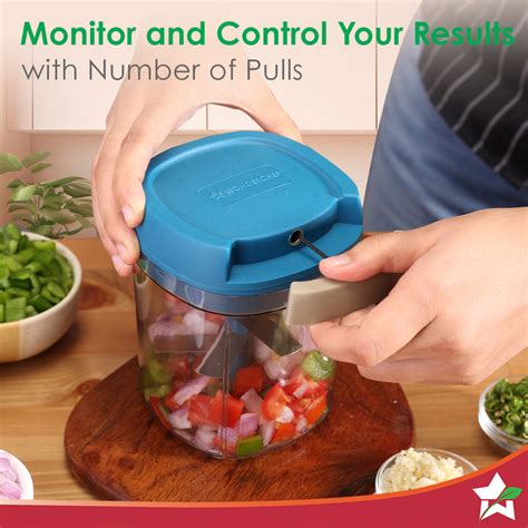 Pulse Vegetable String Chopper | Vegetable Cutter | 900ml | 6 Sharp St ...
