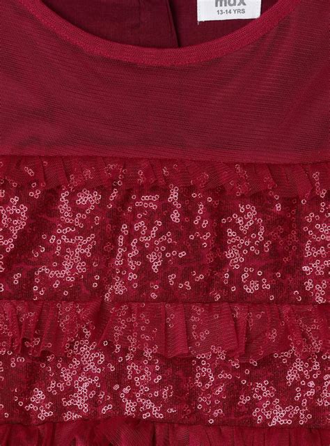 Buy Girls Sequinned Tulle Dress Online at just Rs. 999.0 ...