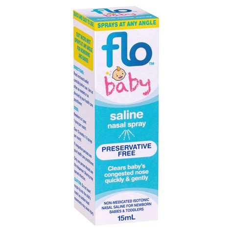 Buy Flo Baby Saline Plus Nasal Spray Non Medicated Allergies Nose ...