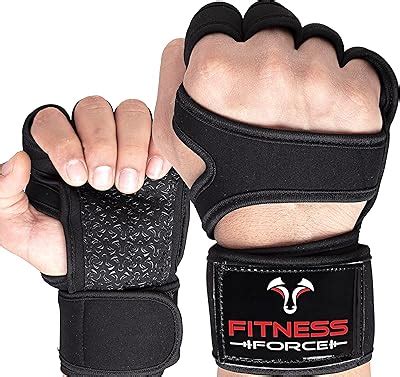 Buy ArrowMax Gym Gloves with Wrist Support for Men Women Weight Lifting ...