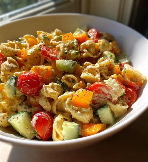 Vegan Pasta Salad with Tahini Dressing: 5 Burst of Flavor – Vihaad Recipes