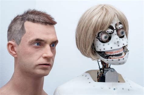 Image result for Bionic Man Face Less Robots