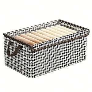 PRIME PICK XL Cloth Organizer with Lid, Foldable, Washable Non-Woven ...