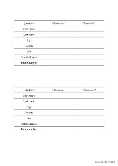 Classroom Interview Worksheet 的图像结果