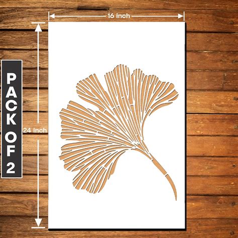 ARandNJ Combo Stencil for Wall Painting (Size:- 16X24 Inch) Theme ...