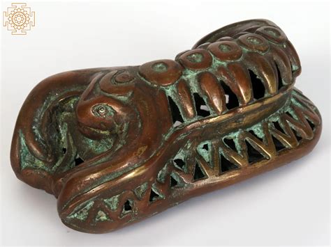 Bronze Scorpio Foot Scrubber (Jhama) | Collector’s Item | Exotic India Art