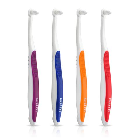 GUM® End-Tuft Toothbrush - Extra small head for tricky-to-reach areas