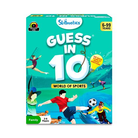 Guess in 10: World Of Sports | Trivia Card Game (ages 6+)