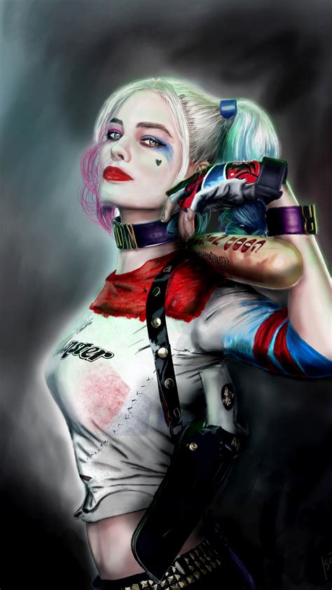 Fondo De Pantalla De La Cara De Harley Quinn DC's Suicide Squad: A