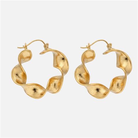Curled Hoops-Jewellery | House of Pehr