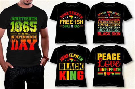 Juneteenth T-Shirt Design Bundle Graphic by T-Shirt Design Bundle ...