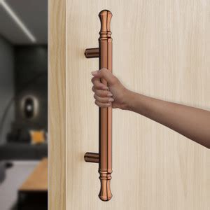 Plantex 14 Inch Main Door Handle/Pull-Push Handle - (PVD Rose Gold ...