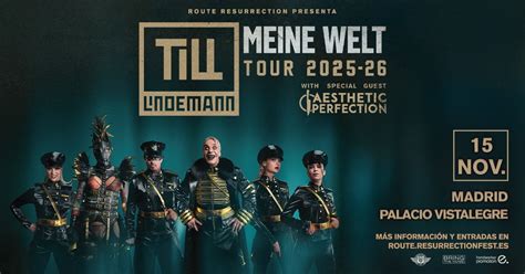 Route Resurrection: Till Lindemann (Madrid, 2025), Palacio Vistalegre ...