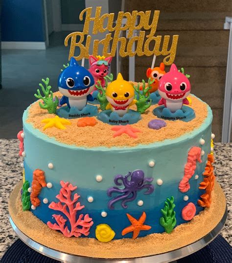 15 adorable baby shark birthday cake ideas they re so cute – Artofit