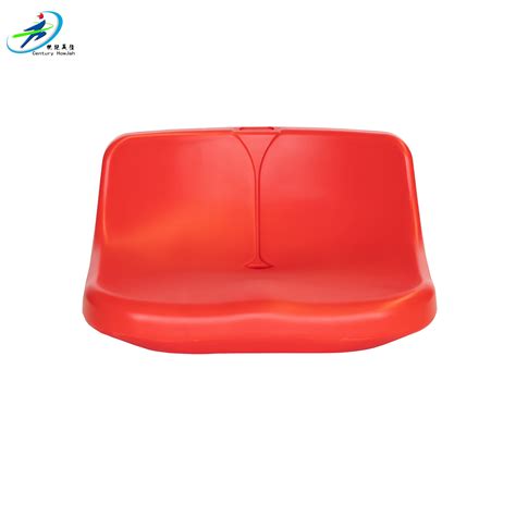 Red Color Hollow Back HDPE Outdoor Stadium Chair Bleacher Seat - China Hollow Back Stadium Chair ...