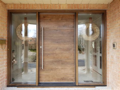 Modern Exterior Entrance Fibreglass Door - Modern Doors
