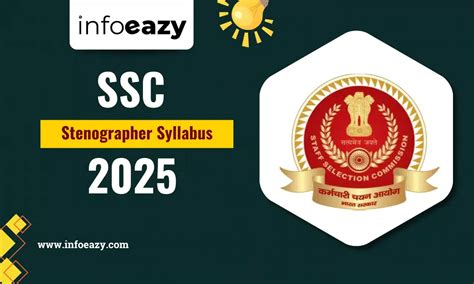 SSC Stenographer Syllabus 2025, Exam Pattern, Download PDF