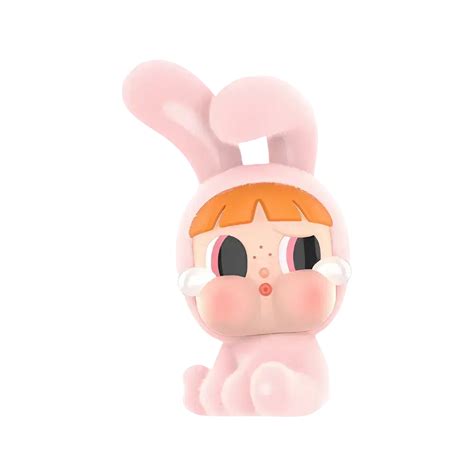 Pop Mart CRYBABY x Powerpuff Girls Series Bunny Blossom Figure
