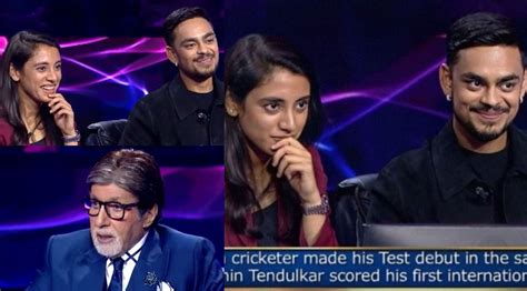 Smriti Mandhana and Ishan Kishan feature together in KBC and use two ...