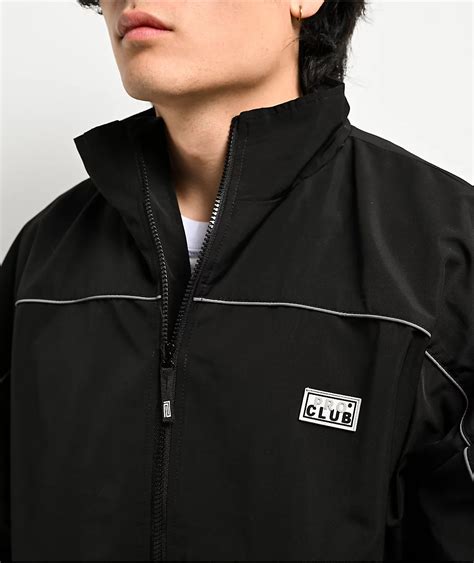 Pro Club Heavyweight Black Zip Track Jacket | Hamilton Place