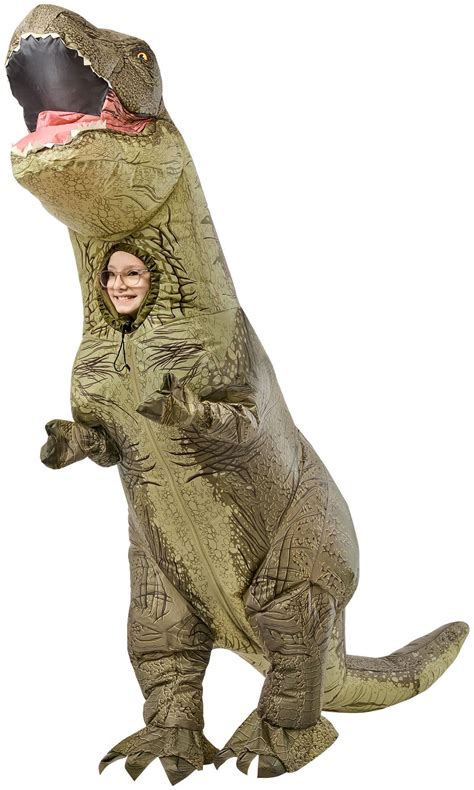 Kids' Jurassic World T-Rex Inflatable Costume with Sound - PartyBell.com