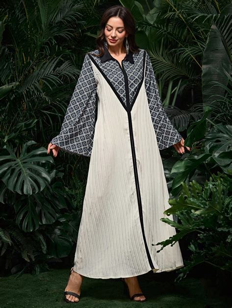 SHEIN Najma 2025 Lente Nieuwe Aankomst Elegante Lange Jurk ...