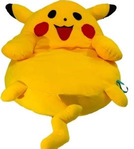 FTF Pikachu Sofa For babies and Kids - 60Cms - 48 cm - Pikachu Sofa For ...