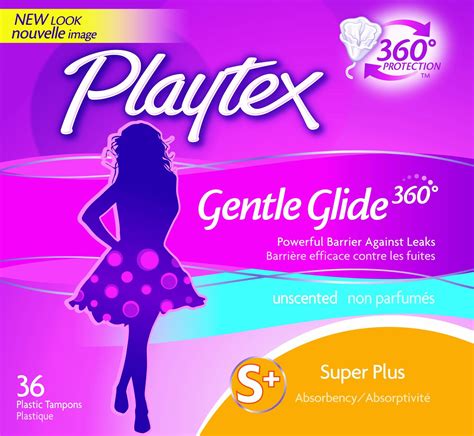 Amazon.com: Playtex Simply Gentle Glide Tampons, Ultra Absorbency ...