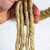 Twisted Manila Rope Jute Rope (1 in x 50 ft) Natural Thick Hemp Rope ...