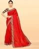 Buy Red Sarees for Women by BOUGHT FIRST Online | Ajio.com