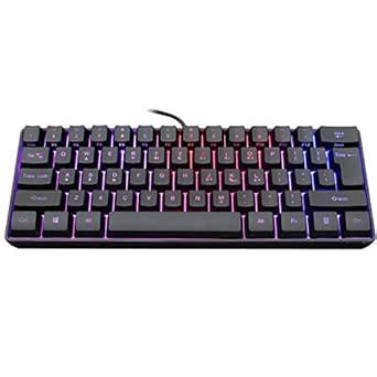 YOUPECK V700 60% Mechanical Gaming Keyboard, RGB Backlit Wired PBT ...