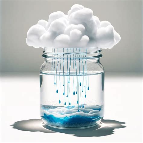 Rain Cloud in a Jar | Cloud in a jar, Spring crafts for kids, Crafts ...