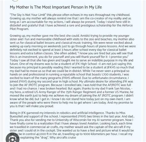 Describe a person who is important to you (3 paragraphs and 300 words ...