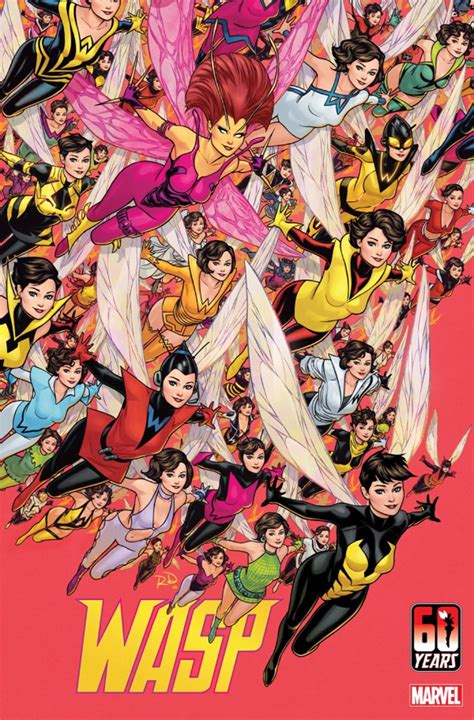 Wasp Cover Art Showcases the Best Costumes of an Avengers Icon