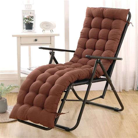 Buy Kuber Industries Microfibre Long Quilted Chair Cushion/Pad (Brown ...