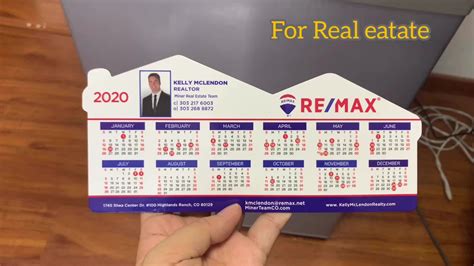 Calendar Magnets For Realtors