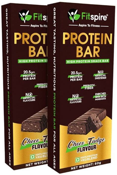 Fitspire Sugar Free Protein Bar Combo - 120 gm | 20.5 gm Protein | No ...