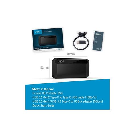 Crucial X8 1TB Portable SSD