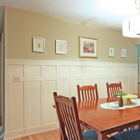 Amazon.com: Real Wood Board and Batten Wainscoting Kit, Easy ...