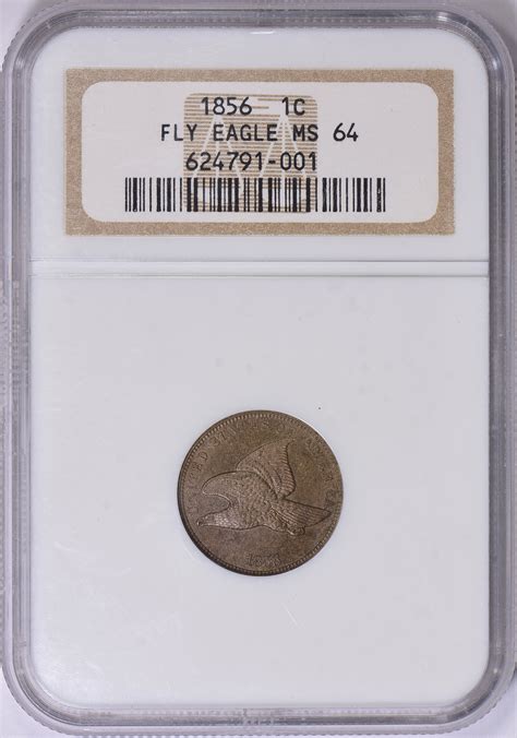1856 Flying Eagle Cent NGC MS-64 (Item 1584257) | GreatCollections Coin ...