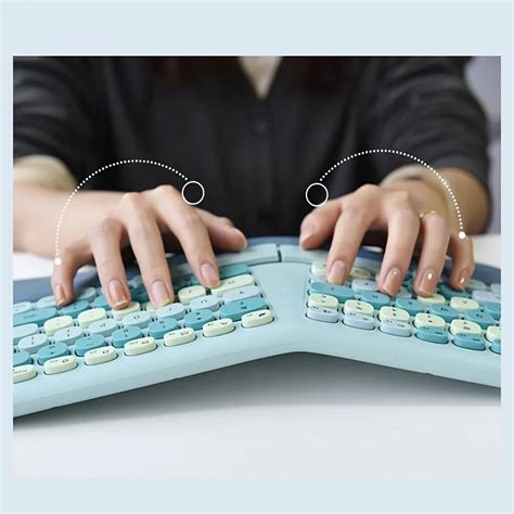 Ergonomic Wireless Keyboard & Mouse Set - 2.4G Wireless – bshopy.in