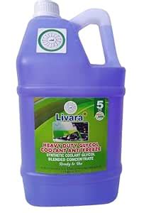 Livara Heavy Duty Glycol Coolant Anti Freeze, Synthetic Coolant Glycol ...