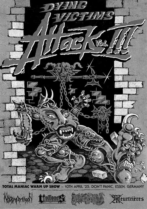 Dying Victims Attack! Vol. 3 Warm Up Show, Don't Panic Essen, 10 April ...